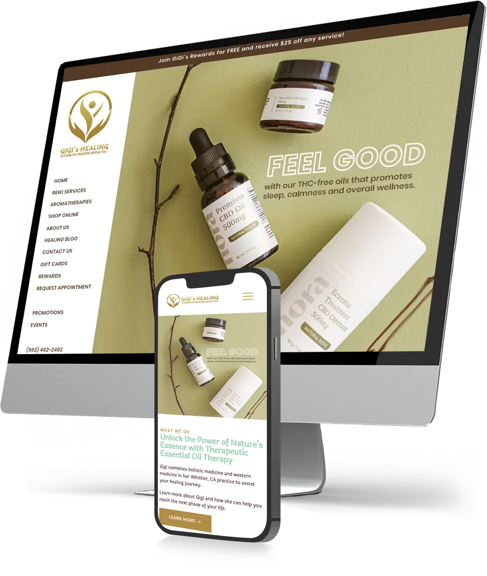 Holistic Health Website Design | Envisager Studio